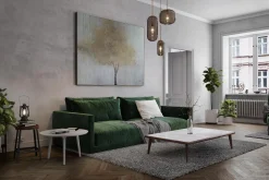 XXL Öl Gemälde 'Golden Efflorescence' | Handgemaltes Unikat