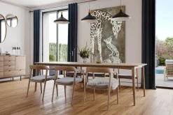 XXL Öl Gemälde 'Goldene Giraffen' | Handgemaltes Unikat