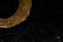 XXL Öl Gemälde 'Golden Enigma' | Handgemaltes Unikat