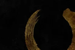 XXL Öl Gemälde 'Golden Enigma' | Handgemaltes Unikat