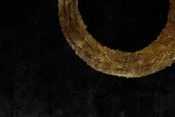 XXL Öl Gemälde 'Golden Enigma' | Handgemaltes Unikat