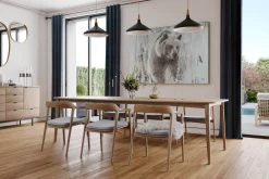 XXL Öl Gemälde 'Golden Grizzly' | Handgemaltes Unikat