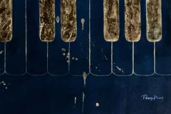 XXL Öl Gemälde 'Golden Keys' | Handgemaltes Unikat