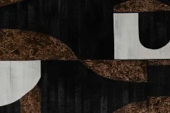 XXL Öl Gemälde 'Golden Labyrinths' | Handgemaltes Unikat