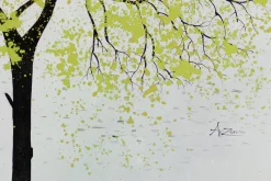 XXL Öl Gemälde 'Golden Leaves' | Handgemaltes Unikat