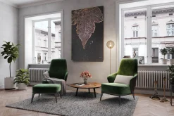 XXL Öl Gemälde 'Golden Maple Leaf' | Handgemaltes Unikat