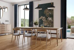 XXL Öl Gemälde 'Golden Monstera' | Handgemaltes Unikat