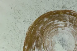XXL Öl Gemälde 'Golden Tree Trunk' | Handgemaltes Unikat