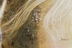 XXL Öl Gemälde 'Golden Unicorn' | Handgemaltes Unikat