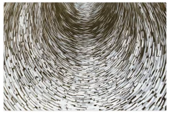 XXL Öl Gemälde 'Golden Vortex' | Handgemaltes Unikat