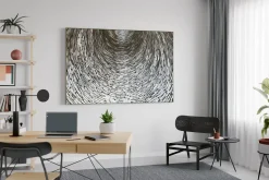 XXL Öl Gemälde 'Golden Vortex' | Handgemaltes Unikat