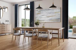 XXL Öl Gemälde 'Golden Wood' | Handgemaltes Unikat