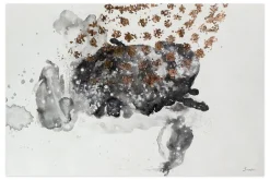 XXL Öl Gemälde 'Gold Traces' | Handgemaltes Unikat