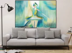 XXL Öl Gemälde 'Graceful Dancer' | Handgemaltes Unikat