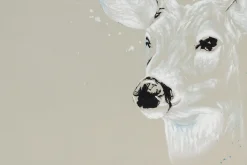 XXL Öl Gemälde 'Graceful Deer' | Handgemaltes Unikat