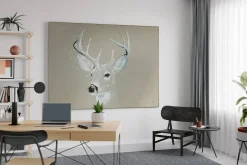 XXL Öl Gemälde 'Graceful Deer' | Handgemaltes Unikat