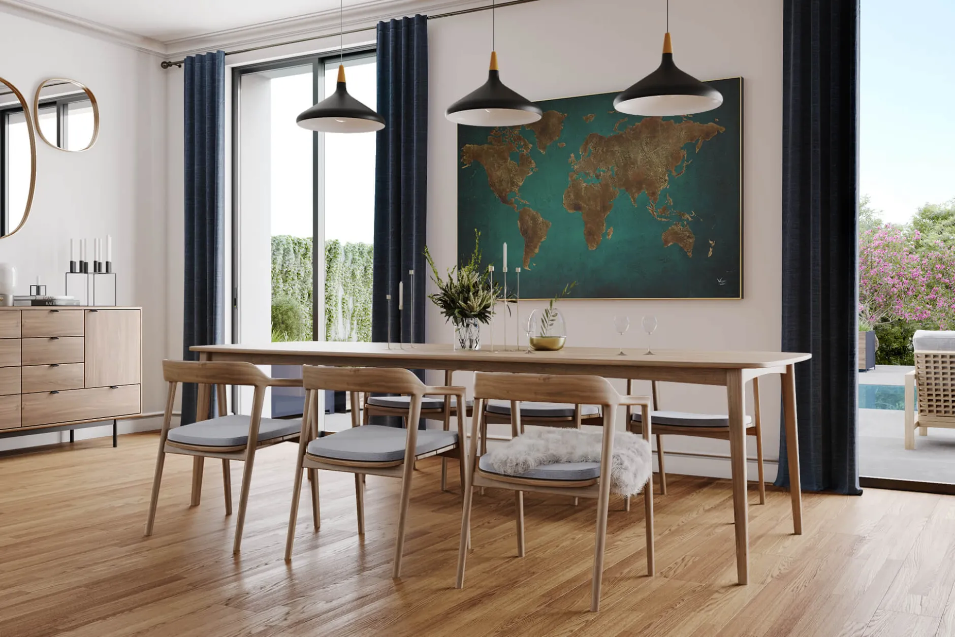 XXL Öl Gemälde 'Göttliche Welt' | Handgemaltes Unikat