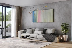 XXL Öl Gemälde 'Hand in Hand' | Handgemaltes Unikat
