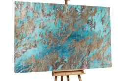 XXL Öl Gemälde 'Hazy Damask' | Handgemaltes Unikat
