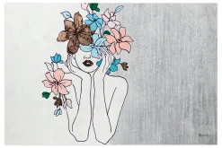 XXL Öl Gemälde 'Head of Flowers' | Handgemaltes Unikat