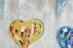 XXL Öl Gemälde 'Heartbeats' | Handgemaltes Unikat