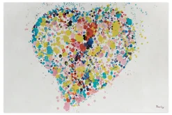 XXL Öl Gemälde 'Hearty Dots' | Handgemaltes Unikat