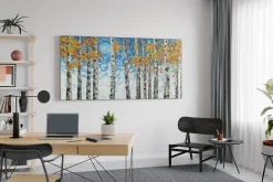XXL Öl Gemälde 'Herbstfreuden' | Handgemaltes Unikat