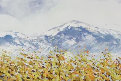 XXL Öl Gemälde 'Herbst in den Bergen' | Handgemaltes Unikat