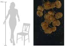 XXL Öl Gemälde 'Herzblätter' | Handgemaltes Unikat