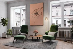 XXL Öl Gemälde 'Herzensblume' | Handgemaltes Unikat