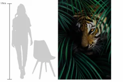 XXL Öl Gemälde 'Hidden in the Jungle' | Handgemaltes Unikat