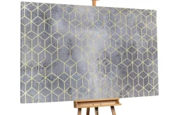 XXL Öl Gemälde 'Honeycombs' | Handgemaltes Unikat