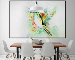 XXL Öl Gemälde 'Hummingbirds' Place' | Handgemaltes Unikat