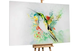 XXL Öl Gemälde 'Hummingbirds' Place' | Handgemaltes Unikat