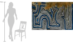 XXL Öl Gemälde 'Hypnotic Illusion' | Handgemaltes Unikat
