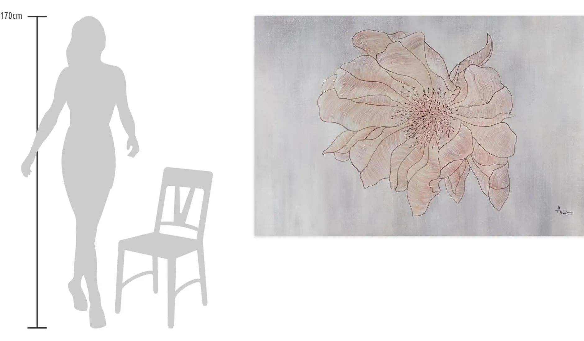 XXL Öl Gemälde 'Ideal Illustration' | Handgemaltes Unikat