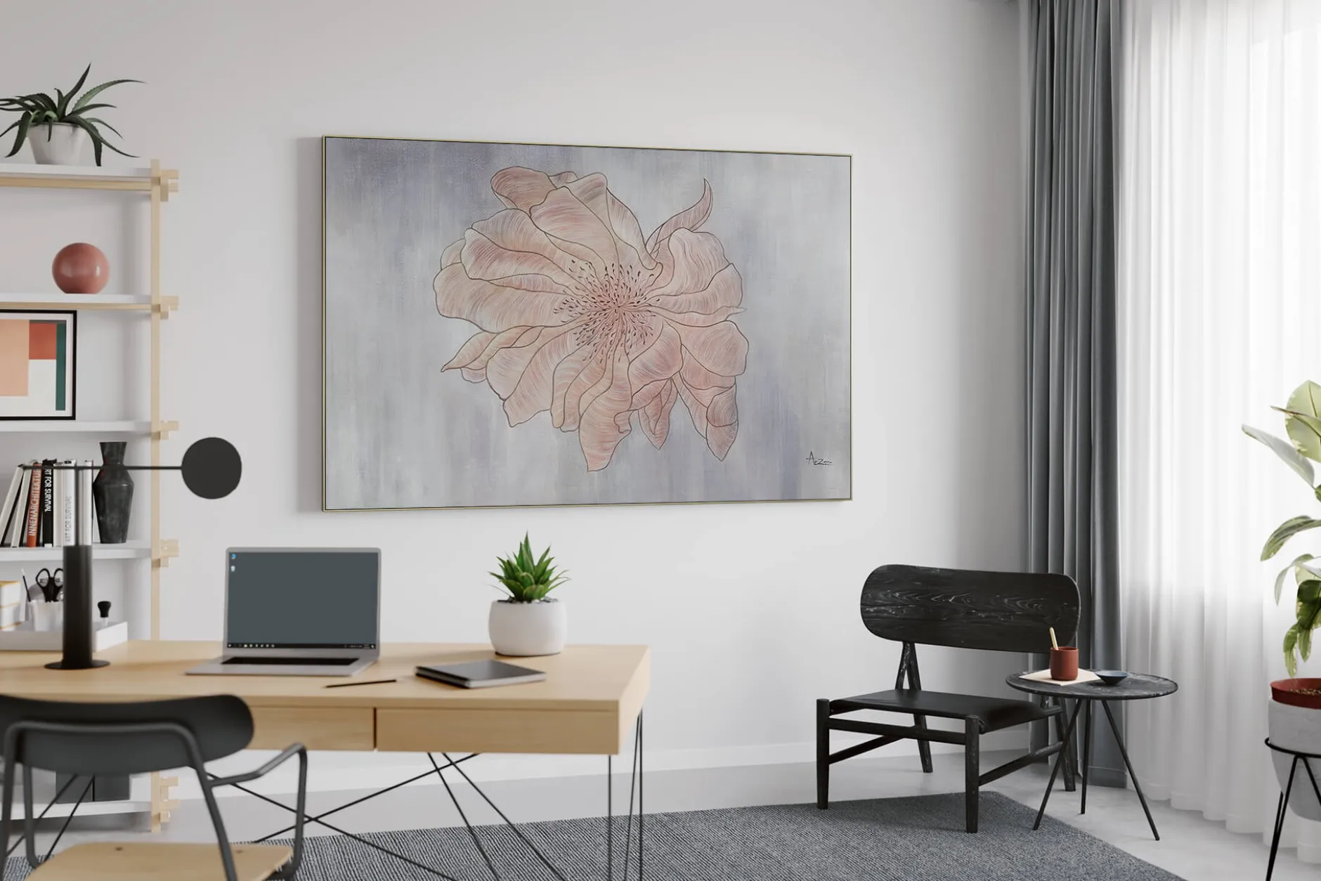 XXL Öl Gemälde 'Ideal Illustration' | Handgemaltes Unikat