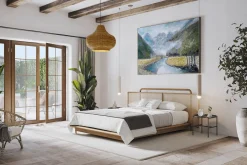 XXL Öl Gemälde 'Idylle des Tals' | Handgemaltes Unikat