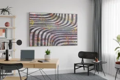 XXL Öl Gemälde 'Illusion of a Zebra' | Handgemaltes Unikat