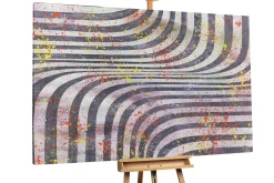 XXL Öl Gemälde 'Illusion of a Zebra' | Handgemaltes Unikat