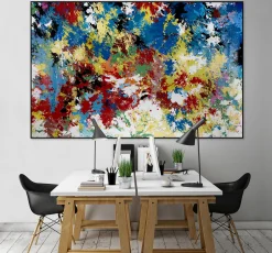 XXL Öl Gemälde 'Imaginative Sunset' | Handgemaltes Unikat