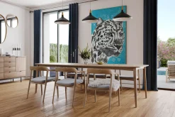 XXL Öl Gemälde 'Im Auge des Leoparden' | Handgemaltes Unikat
