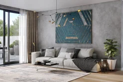 XXL Öl Gemälde 'Im Netz der Gefühle' | Handgemaltes Unikat