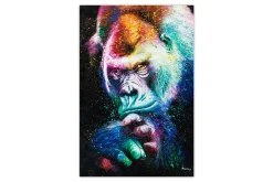 XXL Öl Gemälde 'Imposanter Gorilla' | Handgemaltes Unikat