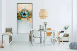 XXL Öl Gemälde 'Iris' | Handgemaltes Unikat