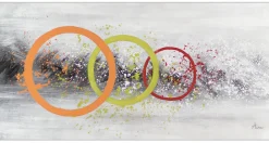 XXL Öl Gemälde 'Jumping through Hoops' | Handgemaltes Unikat