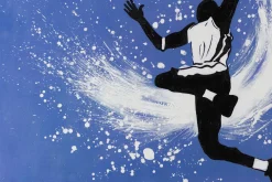 XXL Öl Gemälde 'Jump Shot' | Handgemaltes Unikat