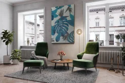 XXL Öl Gemälde 'Jungle Crown' | Handgemaltes Unikat
