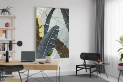 XXL Öl Gemälde 'Jungle in Marble' | Handgemaltes Unikat