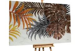 XXL Öl Gemälde 'Jungle Leaves' | Handgemaltes Unikat